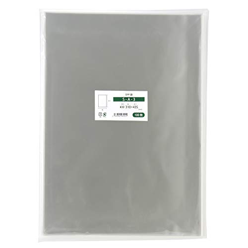 Amazon | OPP袋 A3 テープなし 310x435mm 500枚 S-A-3 | ギフトバッグ